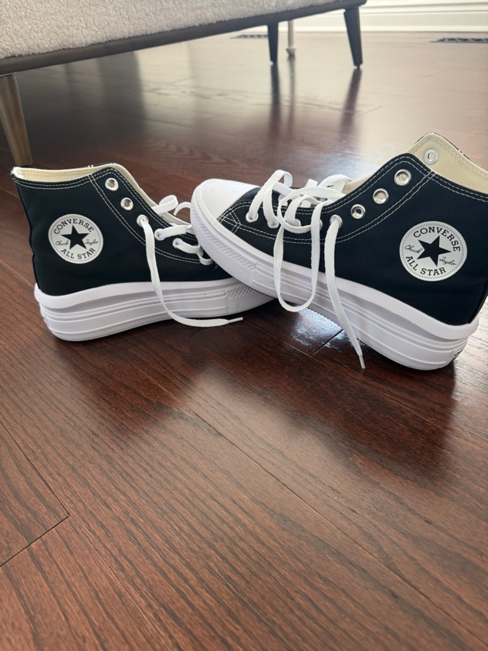 Converse Black High Top All Star Sneakers
